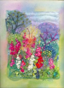 Hollyhocks