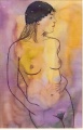 Nude with Beaded Cap
